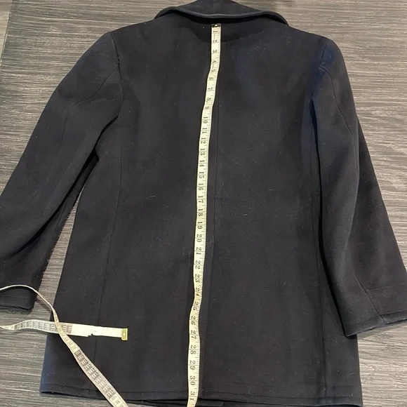 VINTAGE U.S. NAVY 100% WOOL CORDUROY INSIDE POCKETS PEACOT TAGGED SIZE 38 - Picture 13 of 13